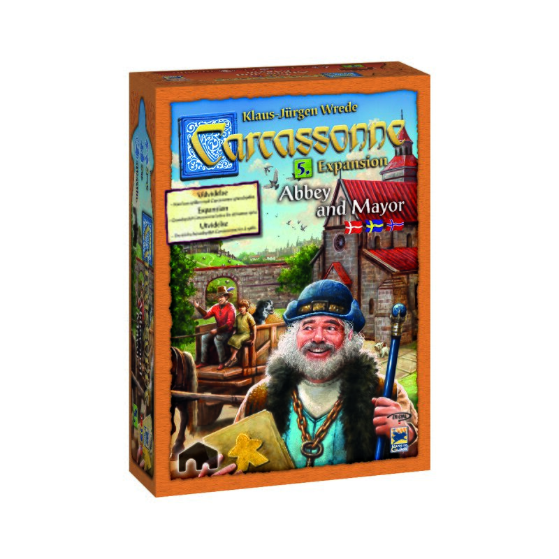 Carcassonne – Expansion 5: Abbey & Mayor (Nordic) – Rio Grande Games
