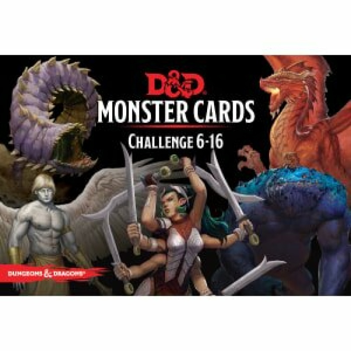 Dungeons & Dragons 5th Edition Challenge 6-16 Monster Cards – Galeforce Nine