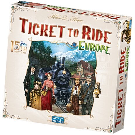 Ticket To Ride – Europe 15th Anniversary Edition (Nordic) – Days Of Wonder
