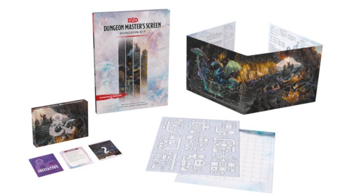 Dungeons & Dragons RPG Dungeon Master&apos;s Screen Dungeon Kit – Wizards of the Coast