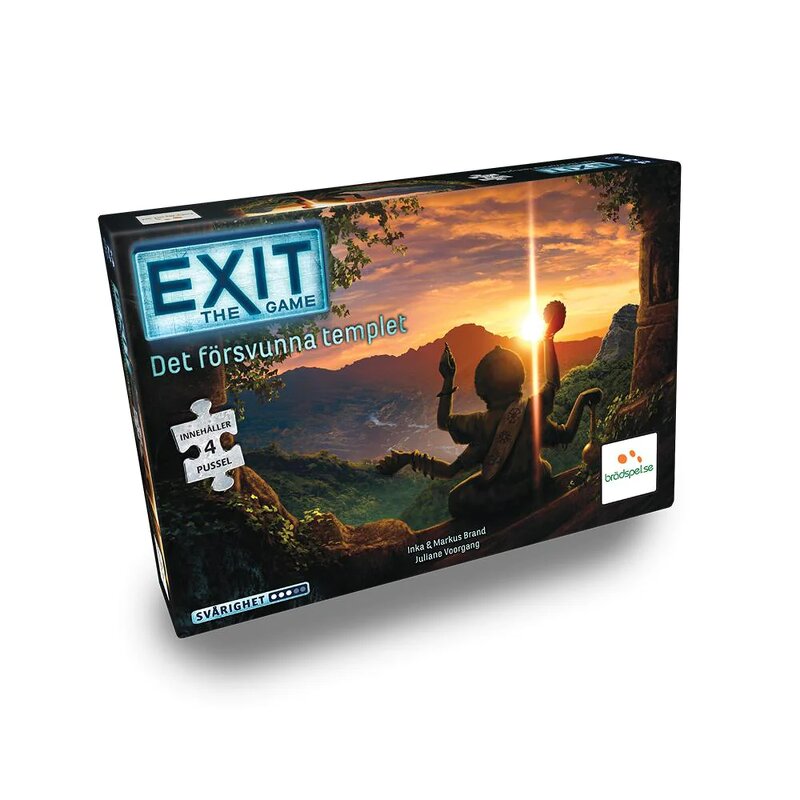 EXIT: + PUZZLE: Det Försvunna Templet (Sv) – Lautapelit