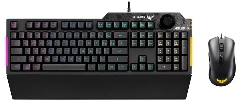 ASUS TUF Gaming Combo K1 tangentbord M3 Mus – Svart – ASUS