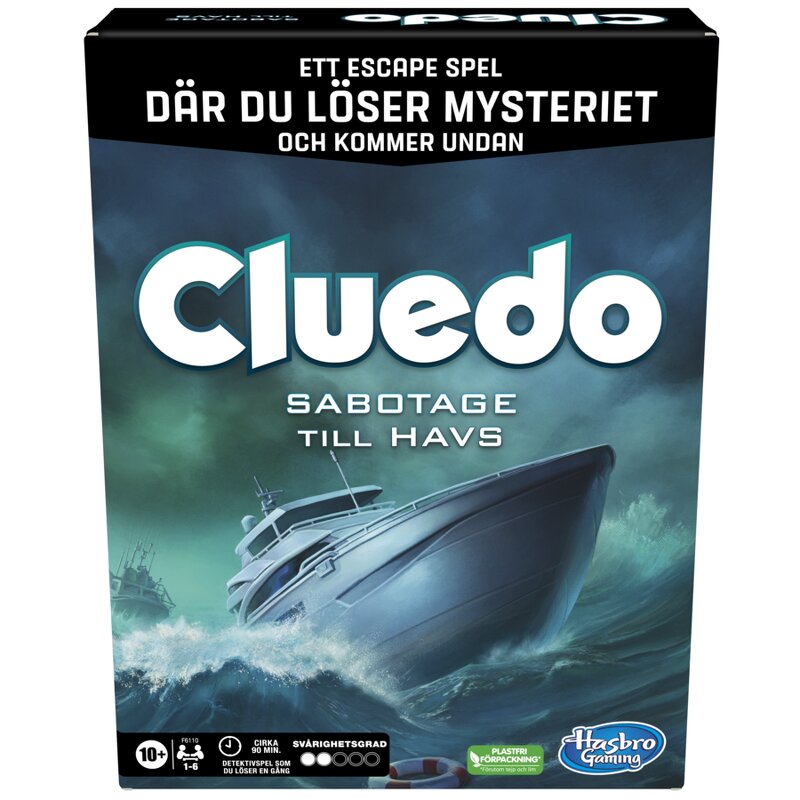 Cluedo Escape Danger on the S.S. Disaster (Sv) – Hasbro
