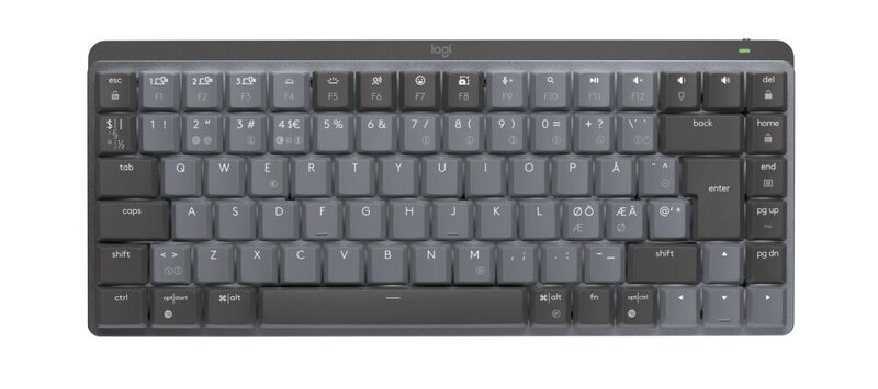 Logitech MX Mechanical Mini Minimalist Wireless Illuminated Keyboard (Linear) – Graphite – Logitech