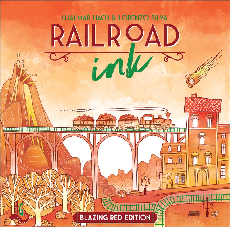 Railroad Ink: Blazing Red Edition (Nordic) – Asmodee