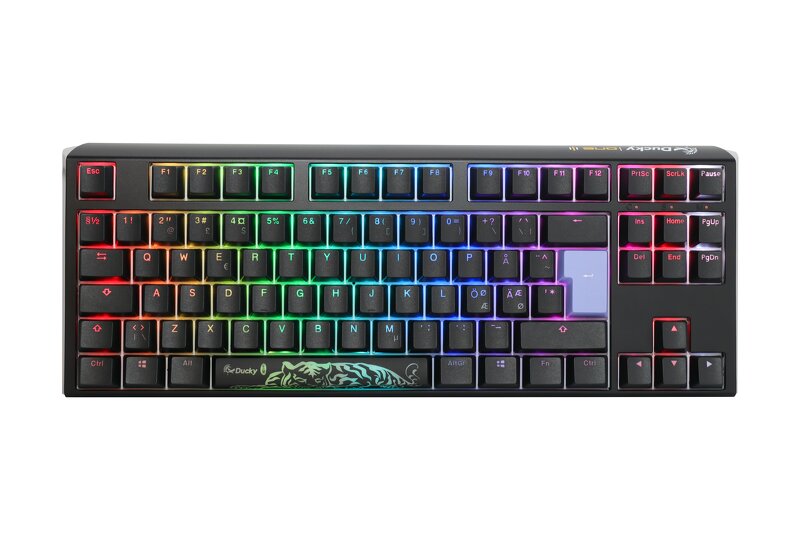 Ducky One 3 – Classic Black / White Nordic – TKL – Cherry Red – Ducky