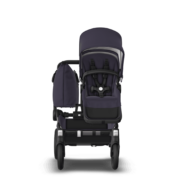 Bugaboo Donkey 5 Mono stroller graphite chassis classic collection dark navy fabrics classic collection dark navy sun canopy x PV004654 04