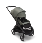 Bugaboo Seat Stroller black chassis forest green fabrics forest green sun canopy x PV006805 04