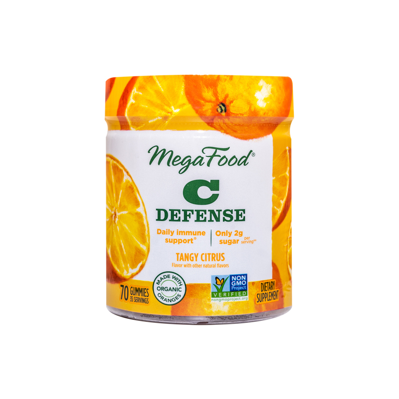 Gummy C Defense – Tangy Citrus – MegaFood